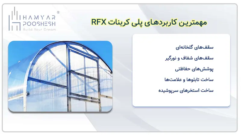 مهمترین کاربردهای پلی کربنات ار اف ایکس 